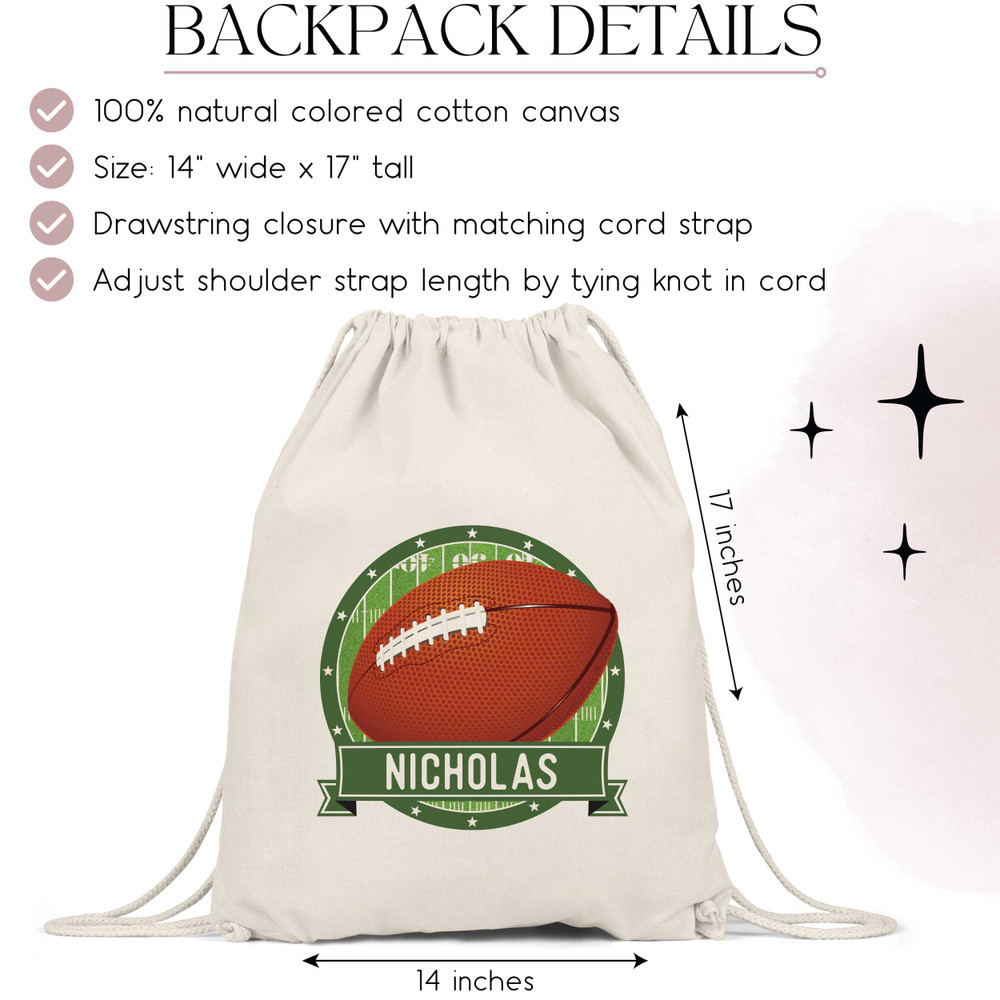 Football Favor Bags