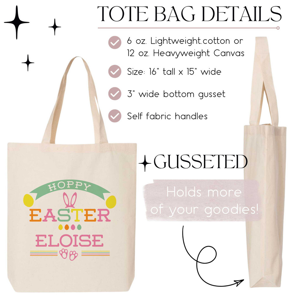 Classic Easter Tote + Favor Bags