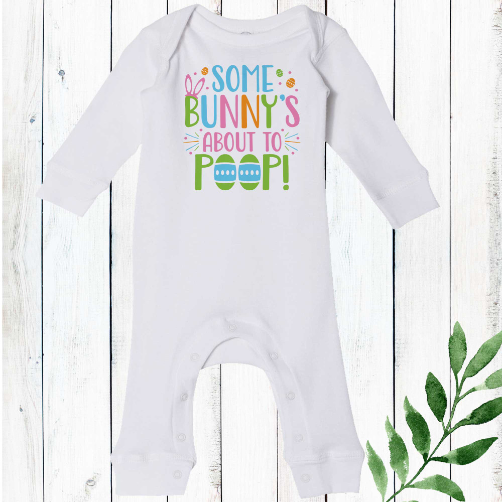 Some Bunny Easter Baby Outfit + Bib