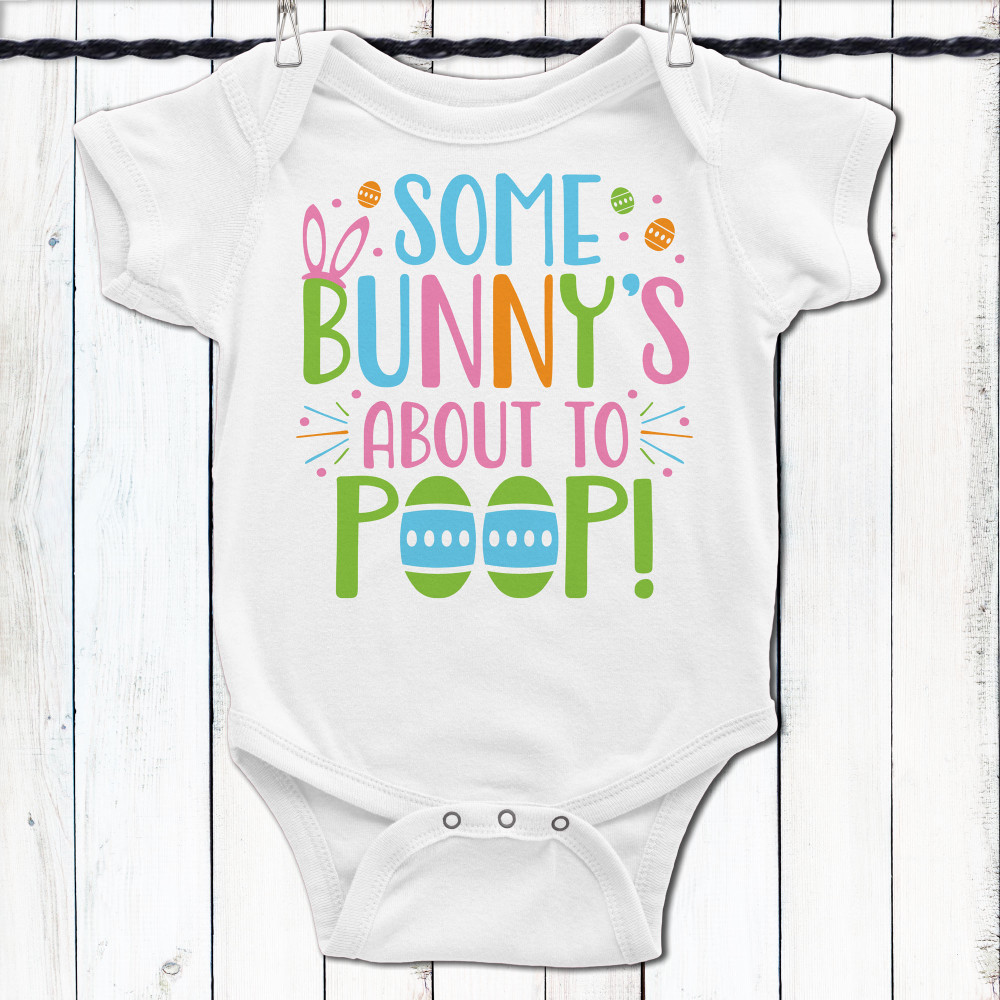 Some Bunny Easter Baby Outfit + Bib