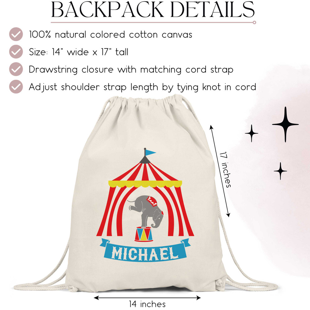 Big Top Circus Favor Bags