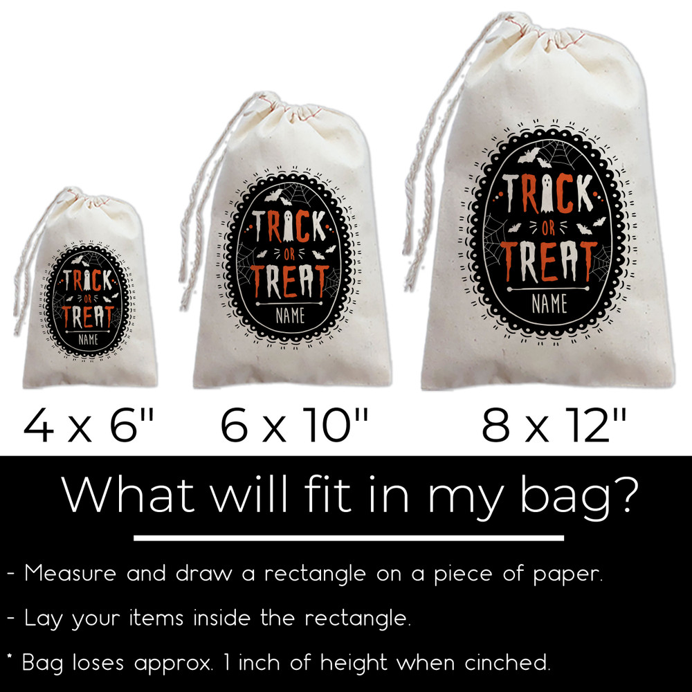Vintage Halloween Trick or Treat Bags