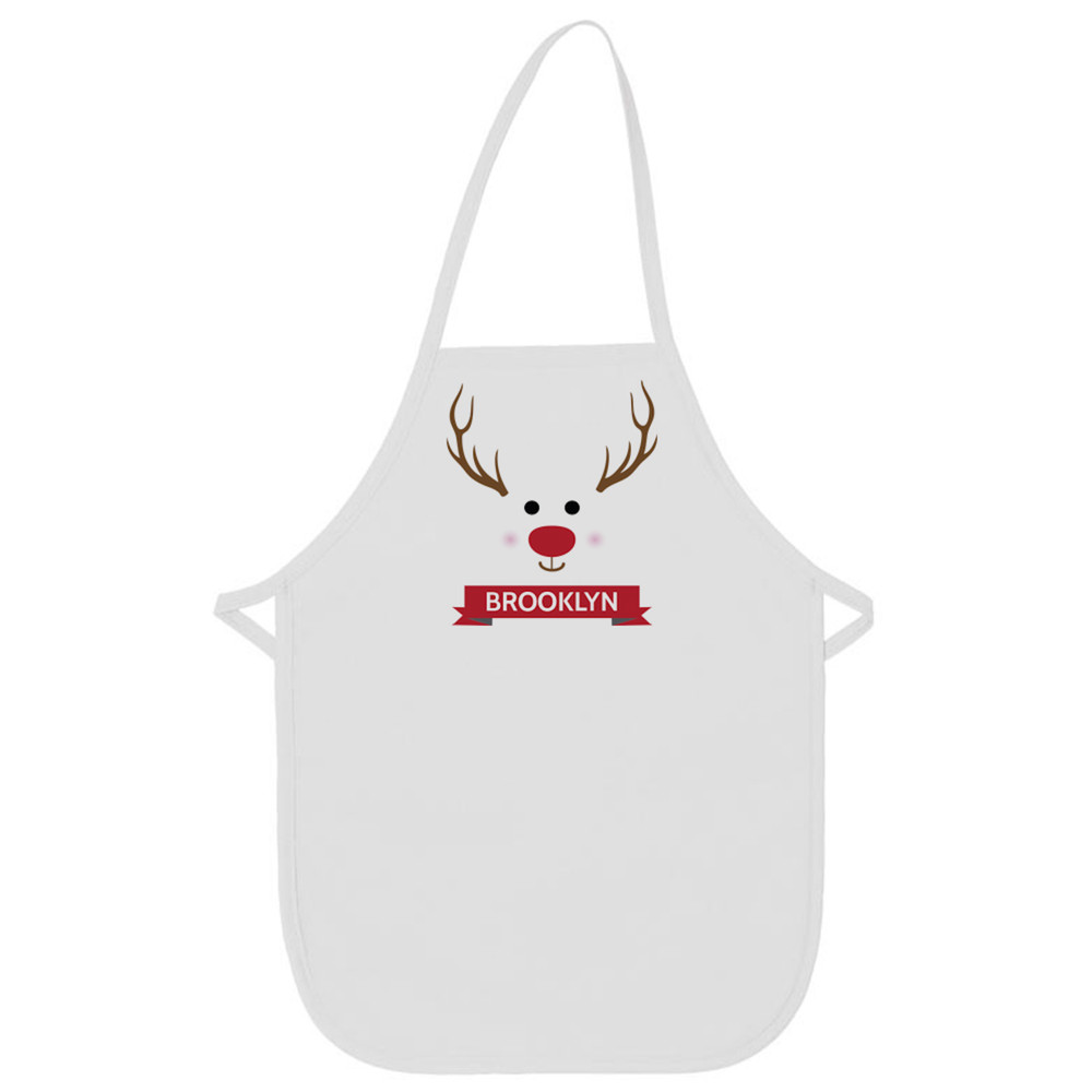 Red-Nosed Reindeer Christmas Aprons