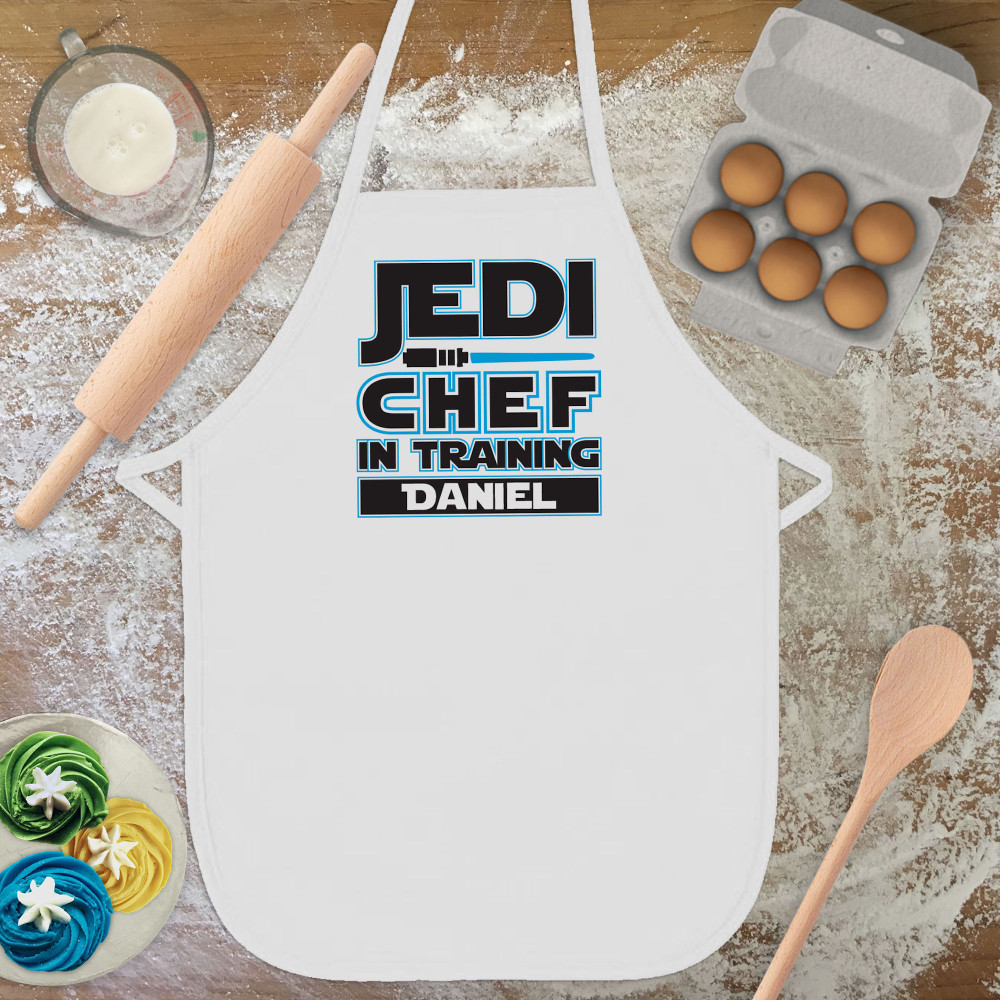 Jedi Chef in Training Star Wars Apron - Personalized Kids Cooking Apron