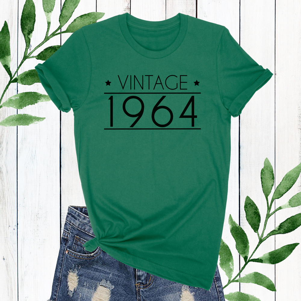 Vintage Year Birthday Tanks + Shirts