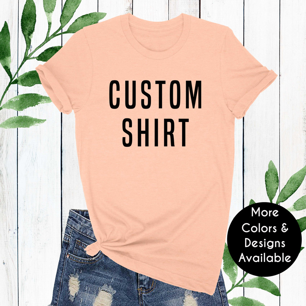 Design Your Own: Custom Unisex T-Shirt