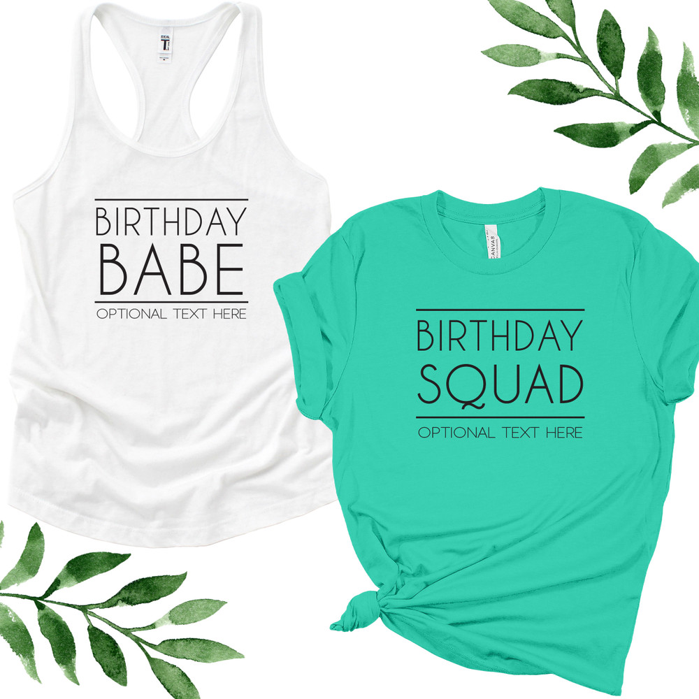 City Chic Birthday Tanks + Shirts