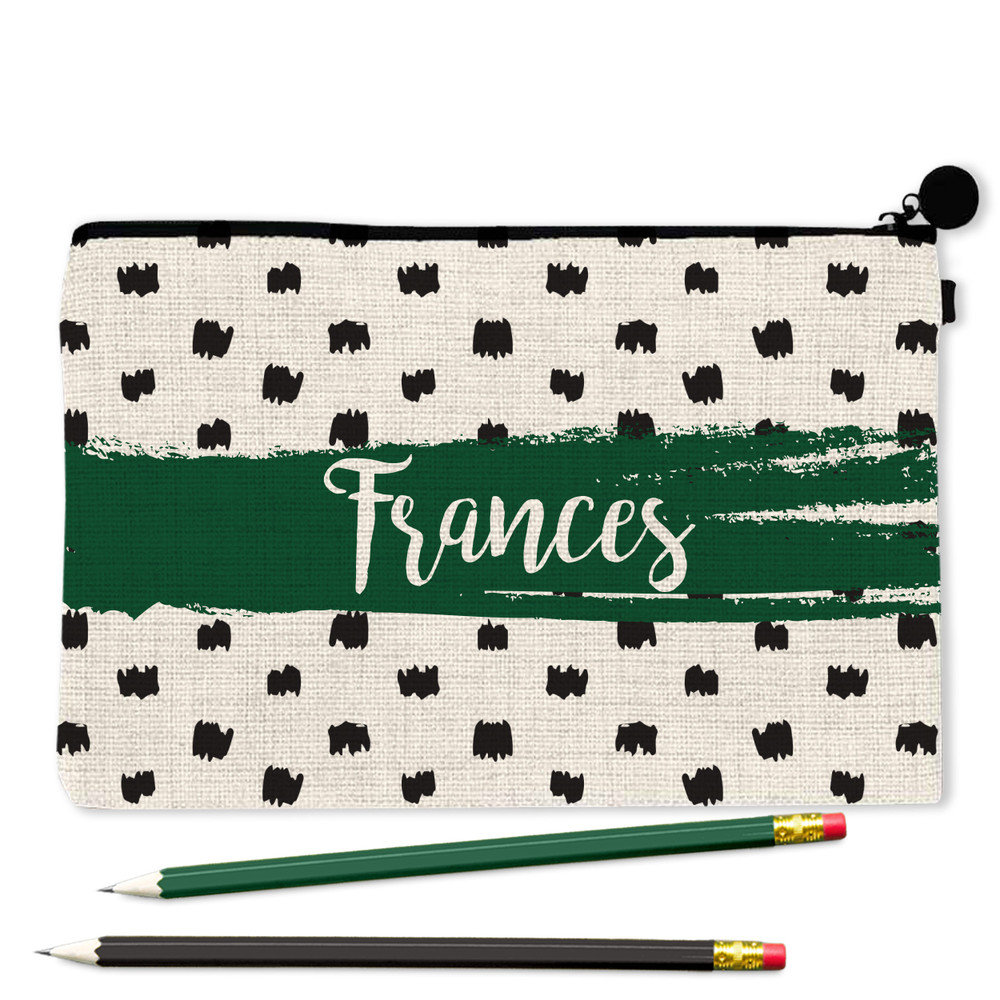 Watercolor Stripe Pencil Case