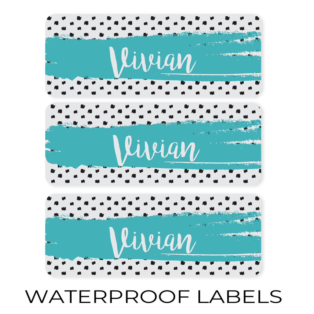 Watercolor Stripe Pencil Case