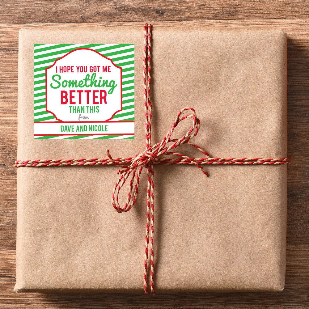 Pretend You Love It Christmas Gift Labels