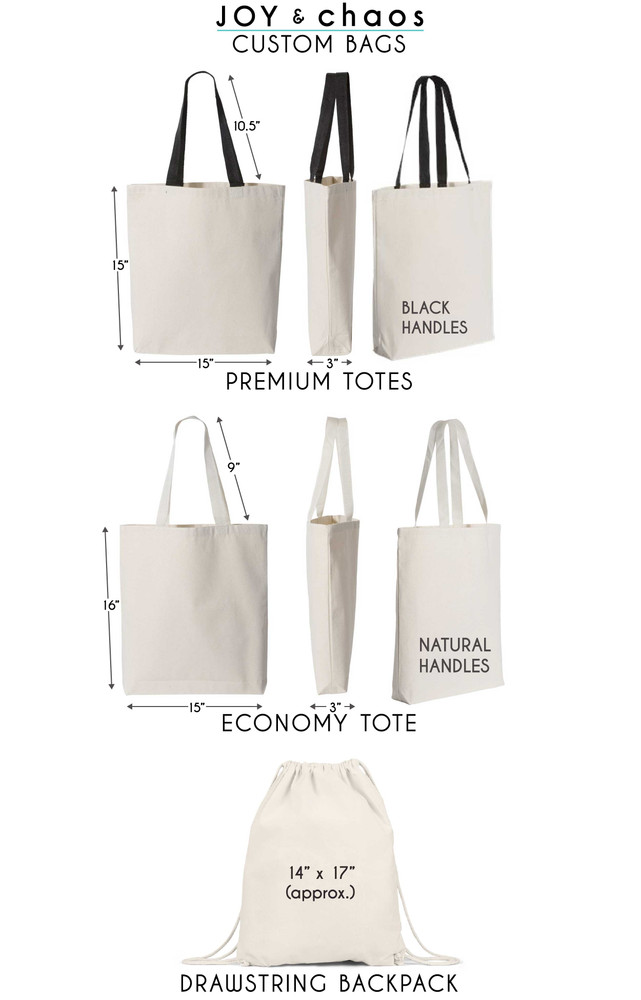 Lovely Leaf Welcome Tote Bags