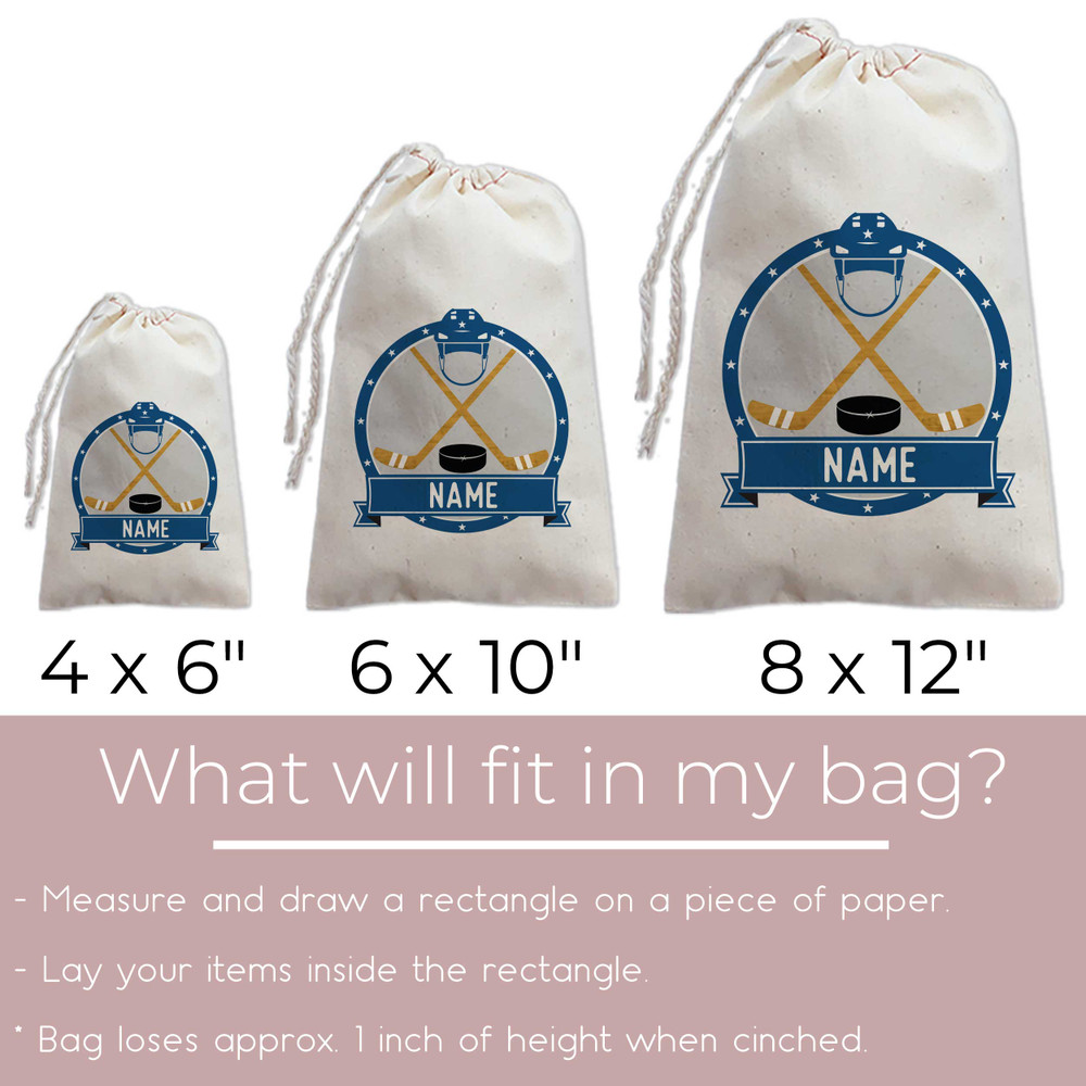 Hockey Favor Bags