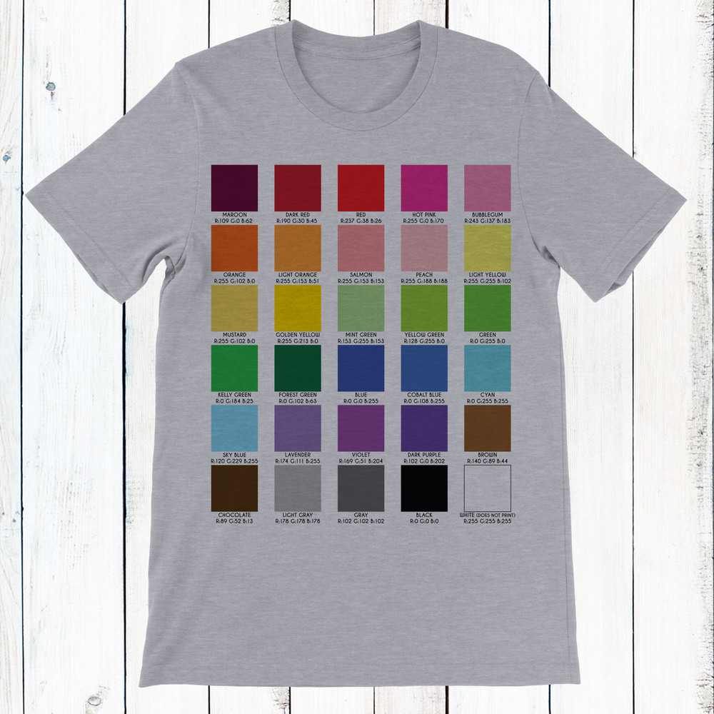 Custom Printed Logo T-Shirts (Full Color Print)