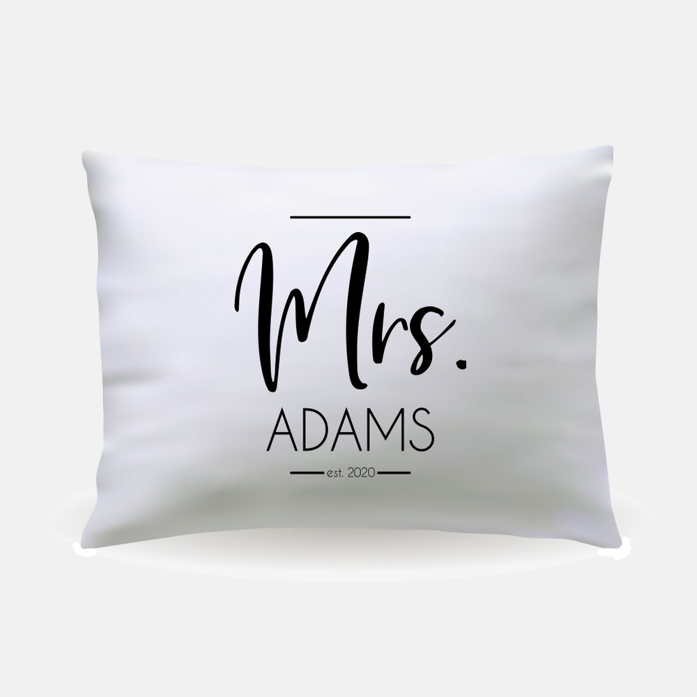 Modern Mr. & Mrs. Pillowcases