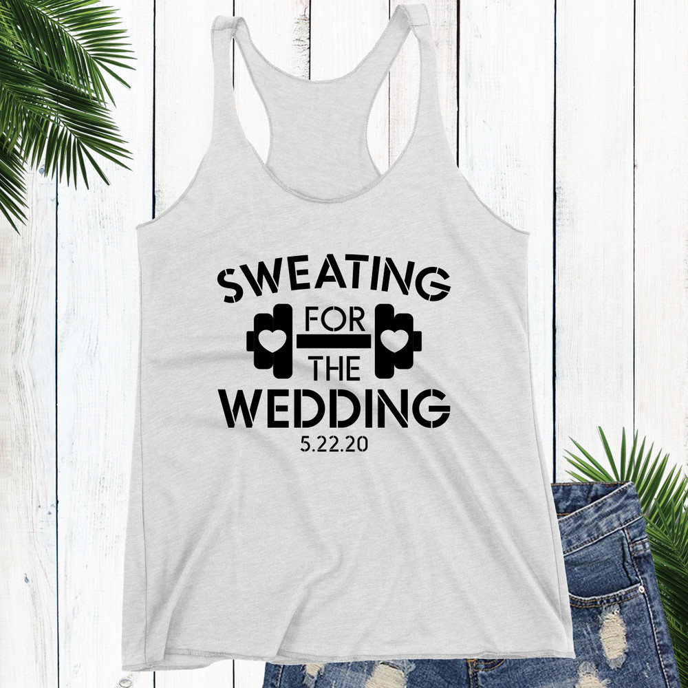 Sweating for The Wedding Tank Top  + Workout Towel