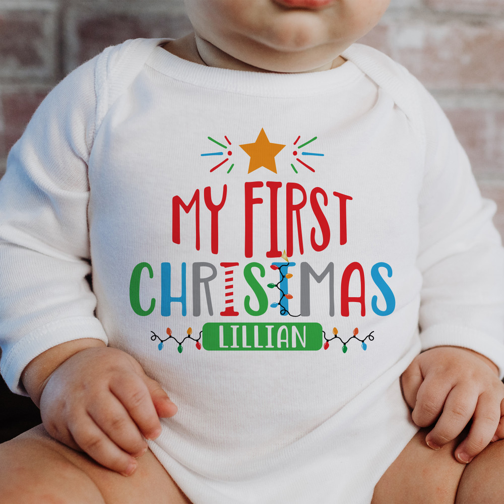 My First Christmas Baby Outfit