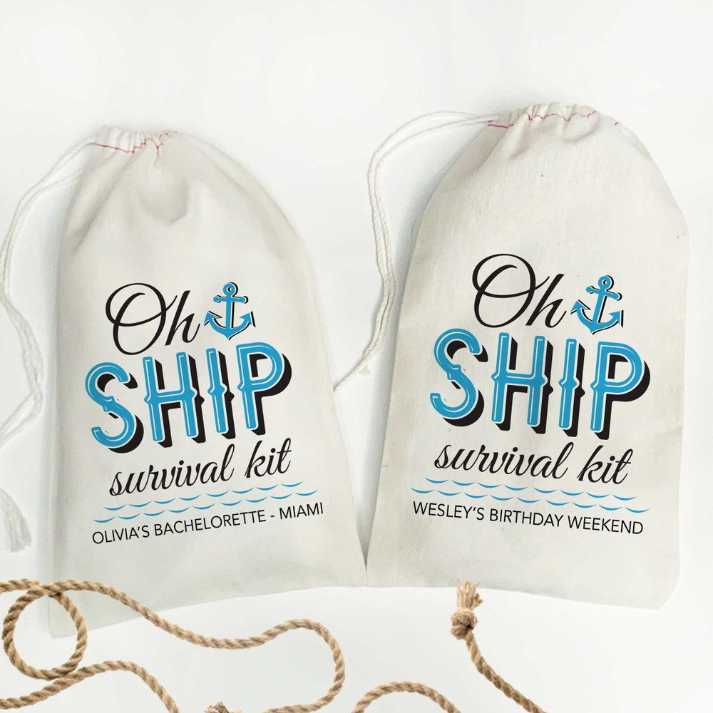 Oh Ship Survival Kit Bags
