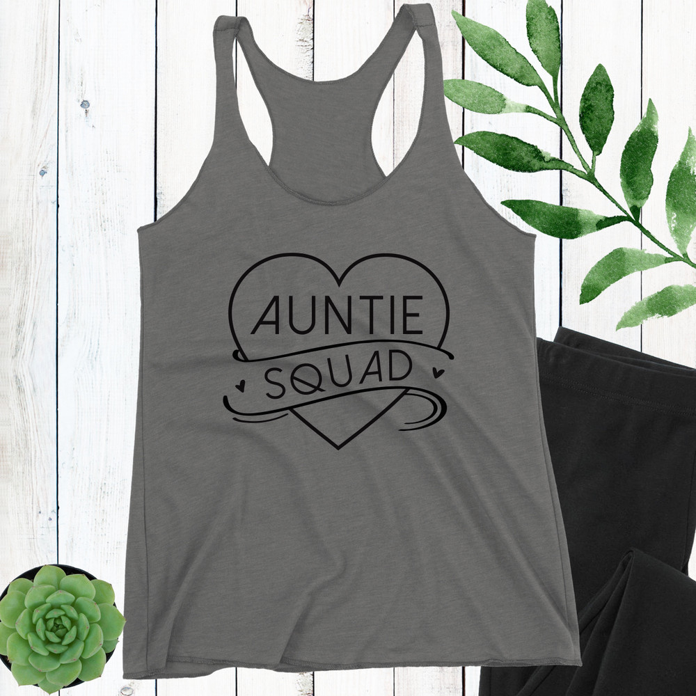 Auntie Squad Racerback Tank Top (More Colors!)