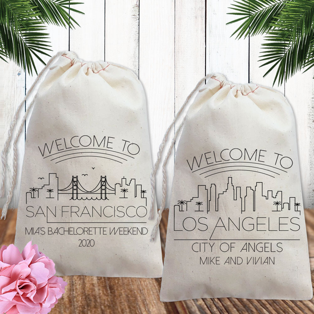 Modern City Skyline Bags