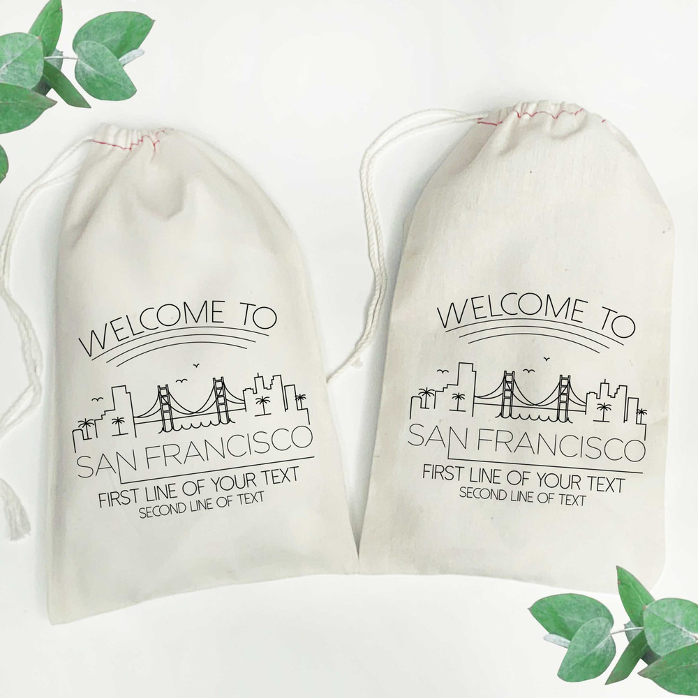 Modern City Skyline Bags