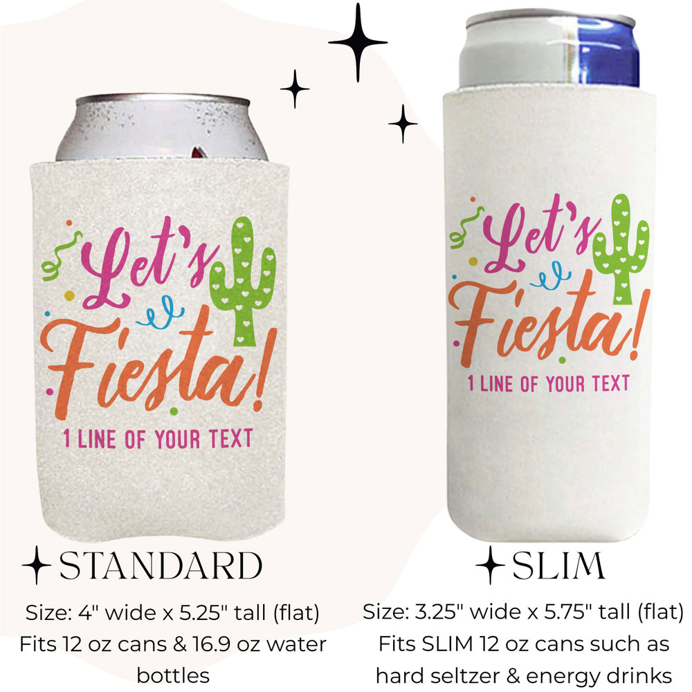 Let's Fiesta Can Coolers