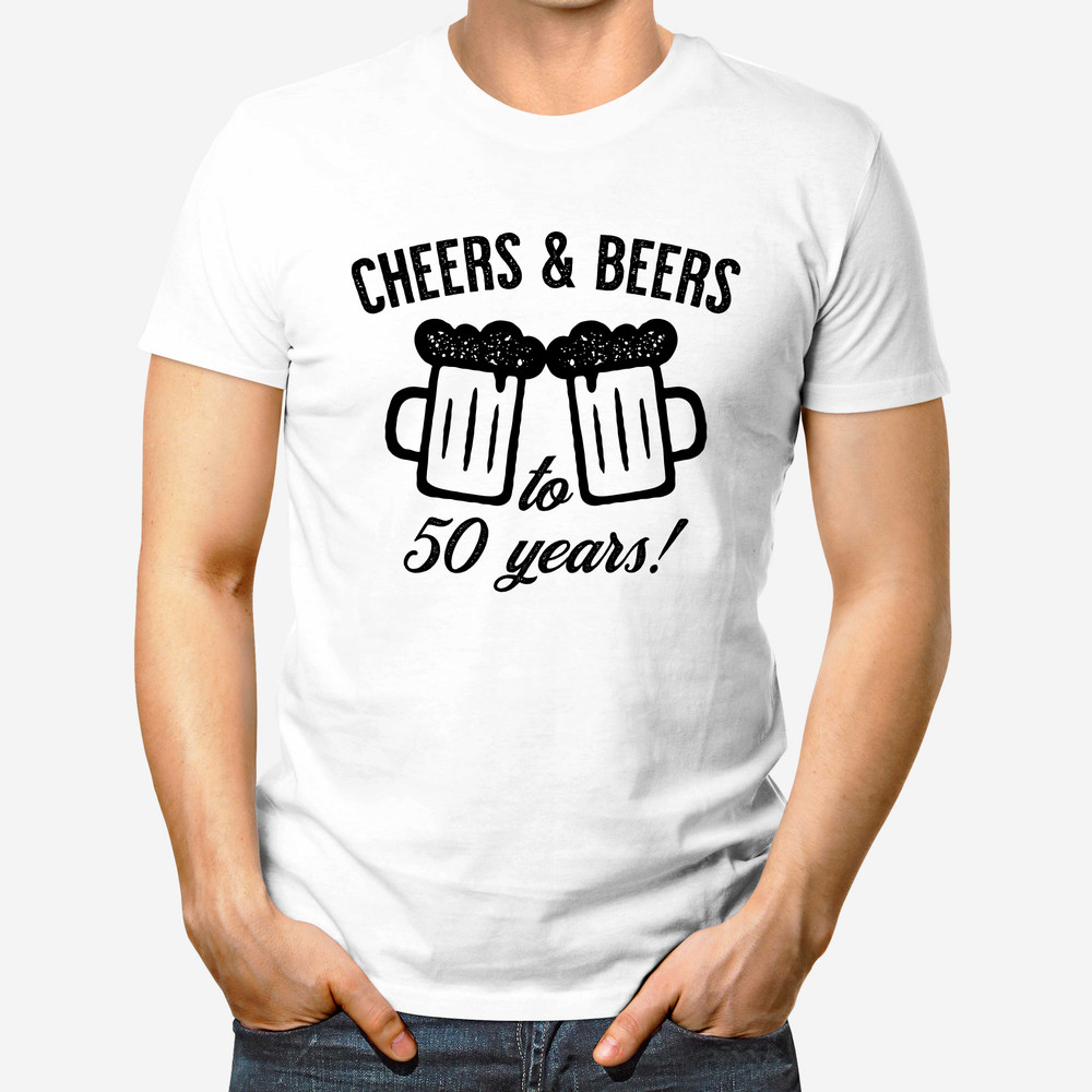 Cheers & Beers To The Years Men's Birthday Shirt