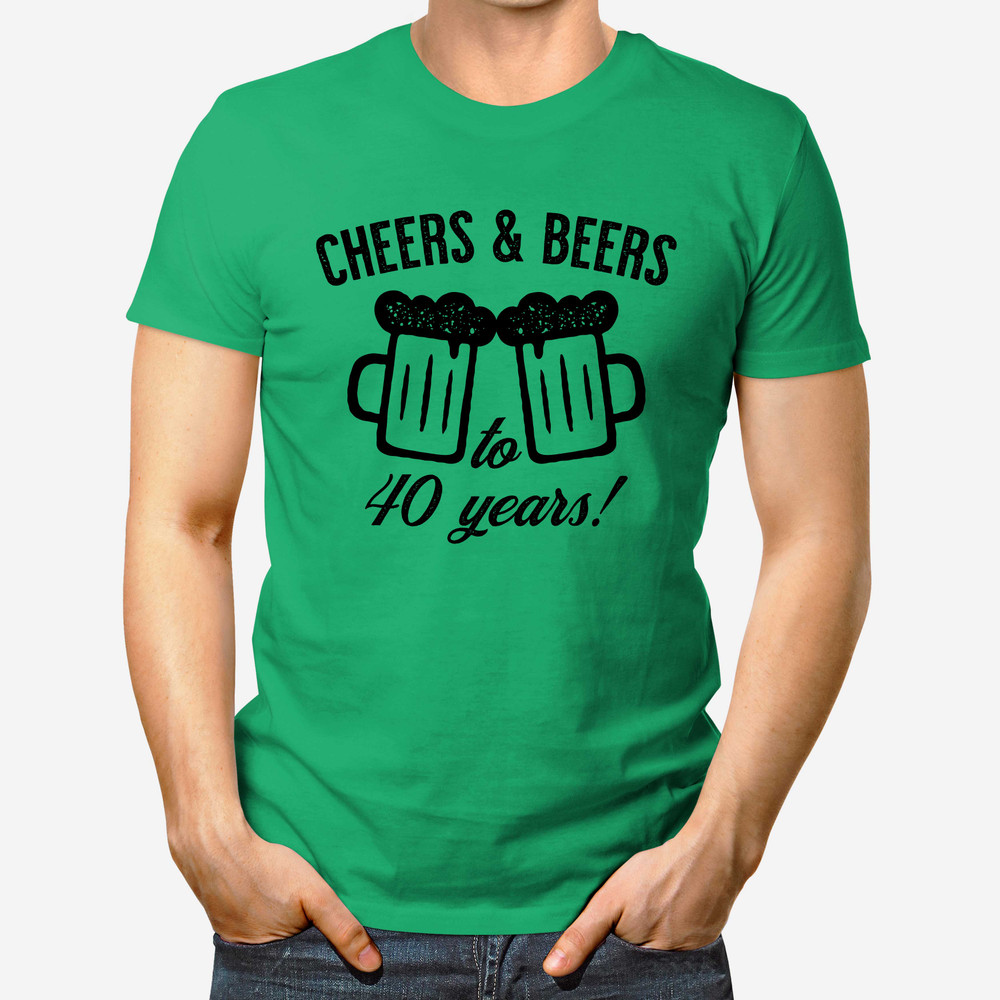 Cheers & Beers To The Years Men's Birthday Shirt