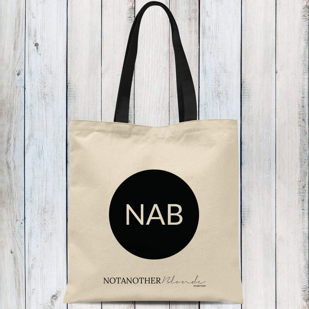 Custom Logo Tote Bags: Natural Canvas Tote Bag with Full Color Print for Your Artwork or Design