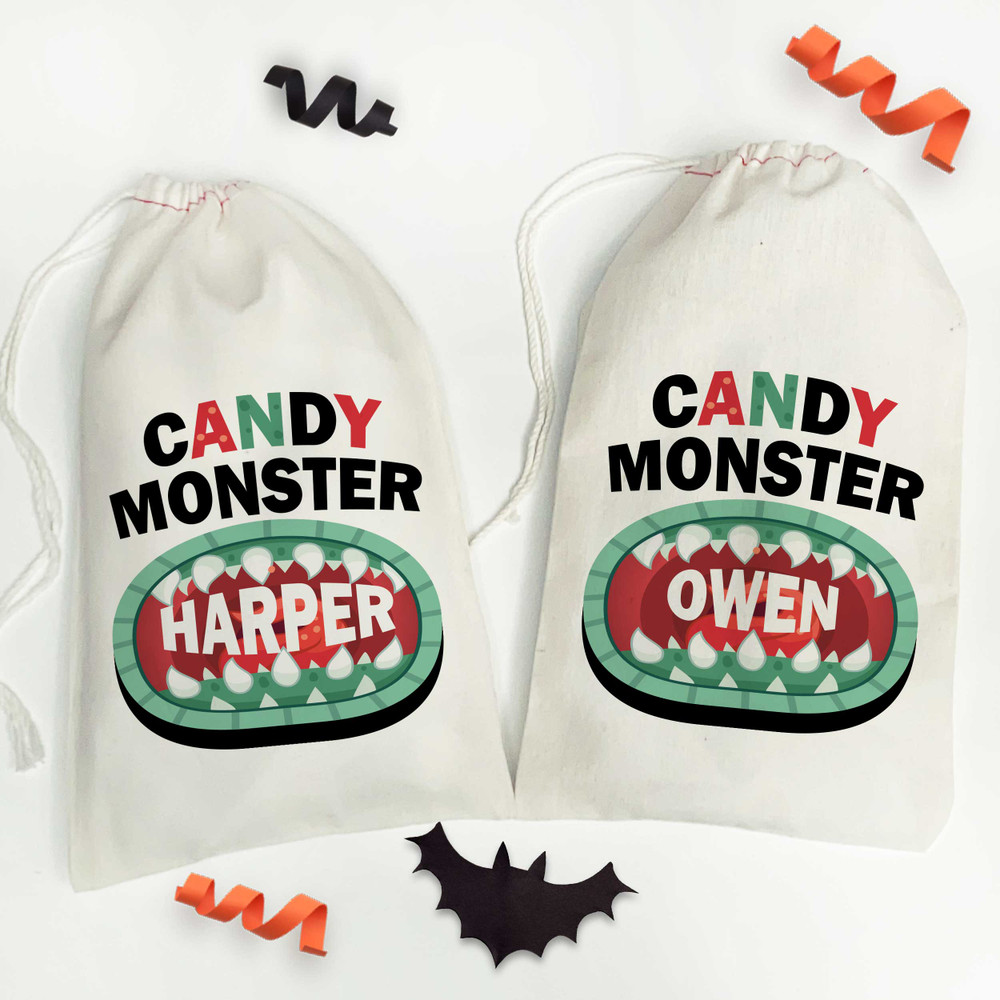 Candy Monster Trick or Treat Bag