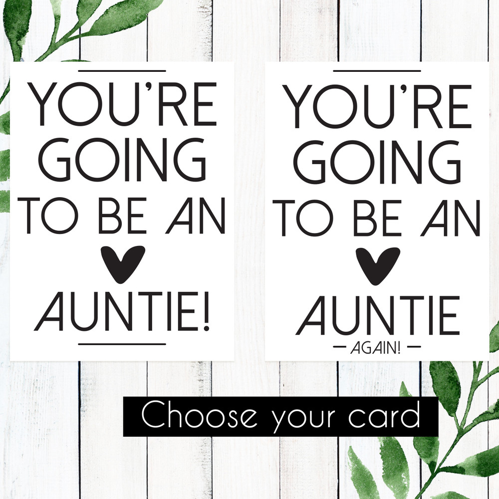 Guess What! Baby Announcement Auntie T-Shirt Set