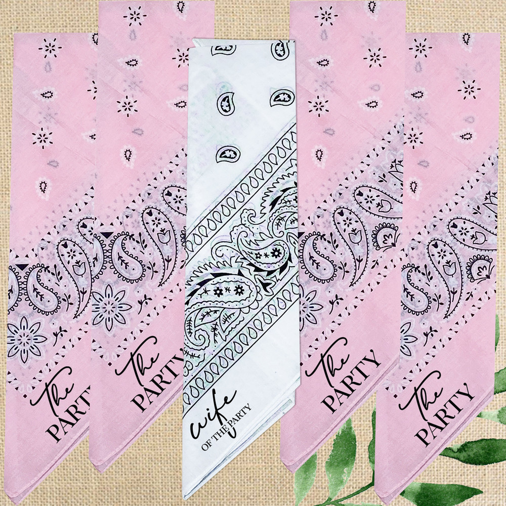 Wife of the Party Bachelorette Bandanas