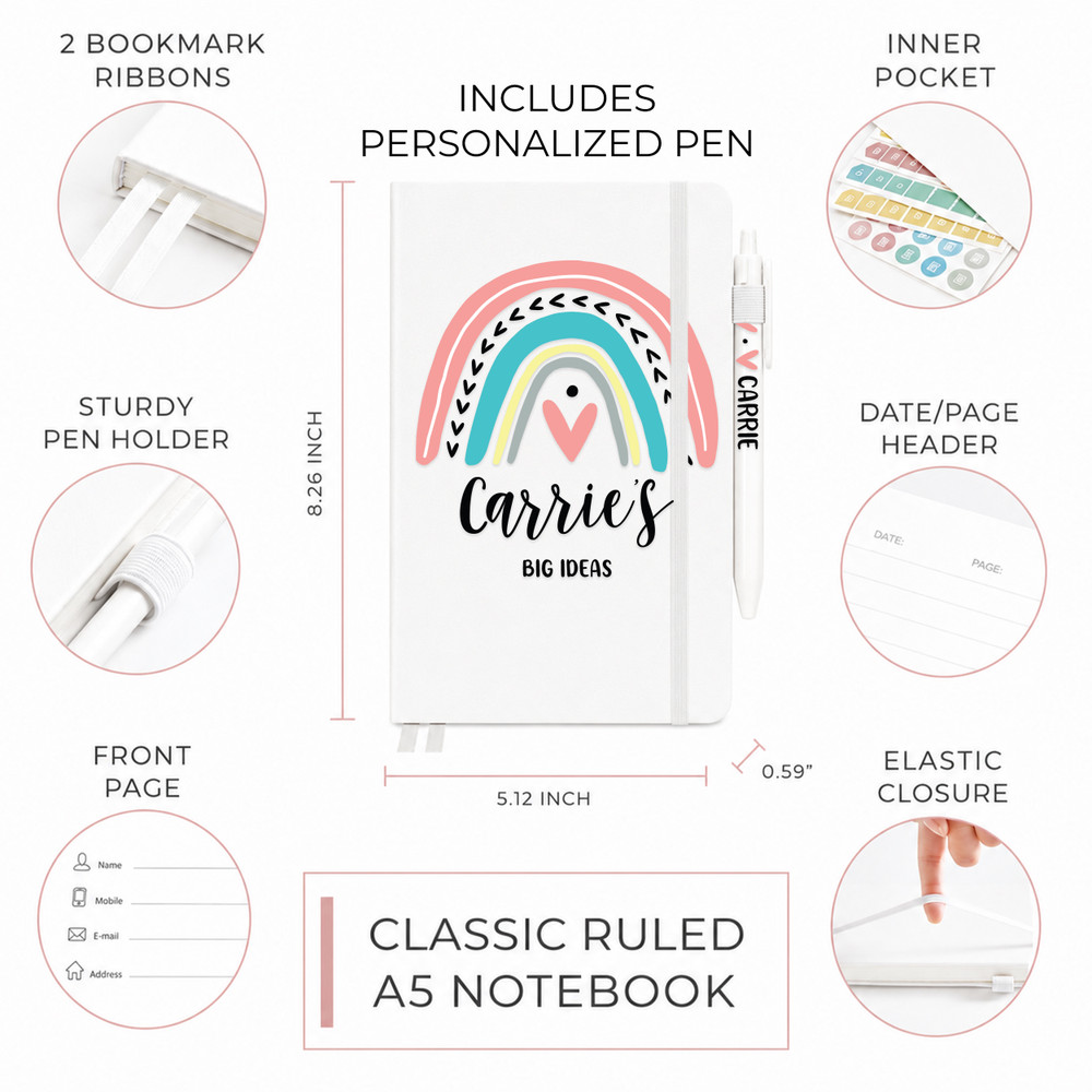 Mod Rainbow Notebook