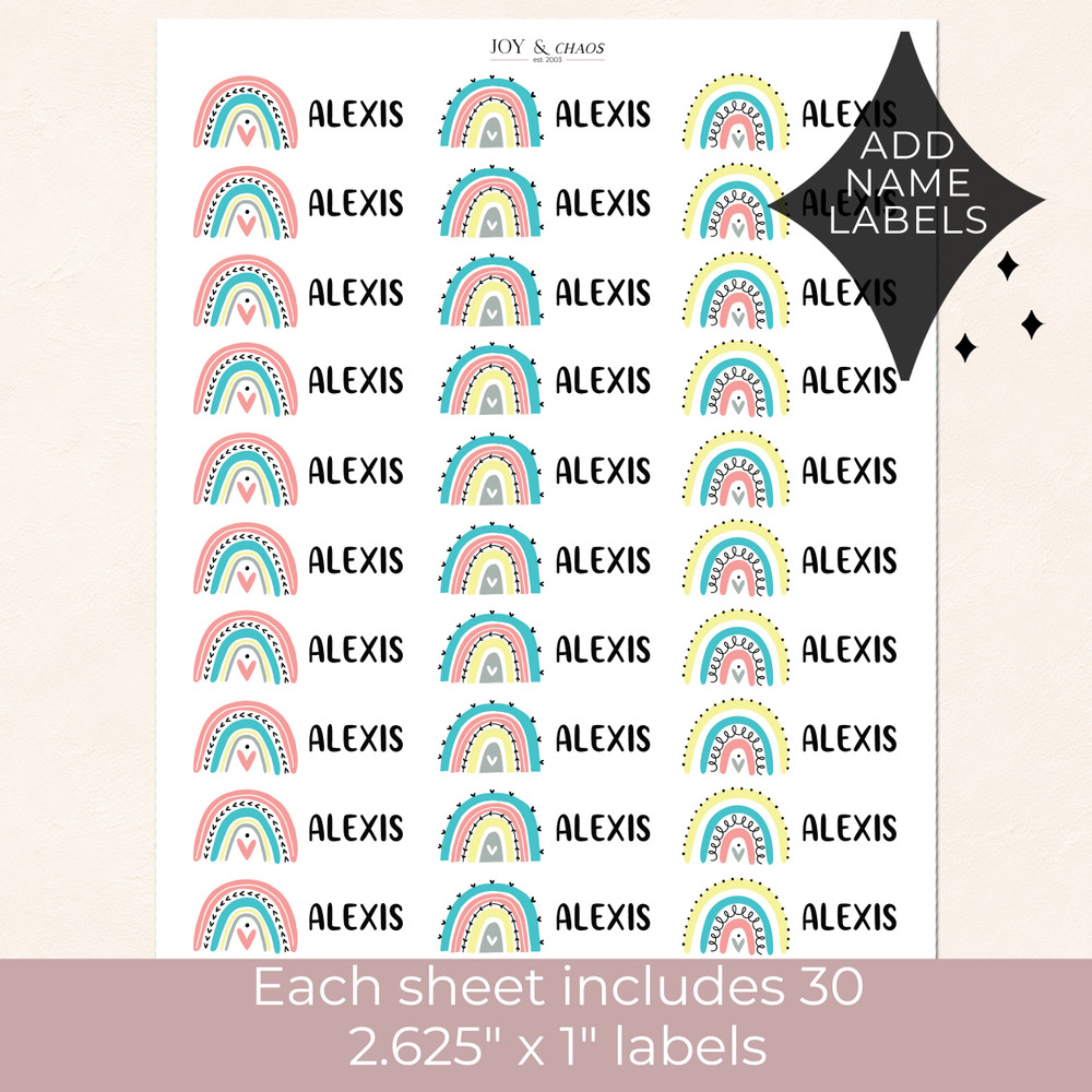 Mod Rainbow Notebook