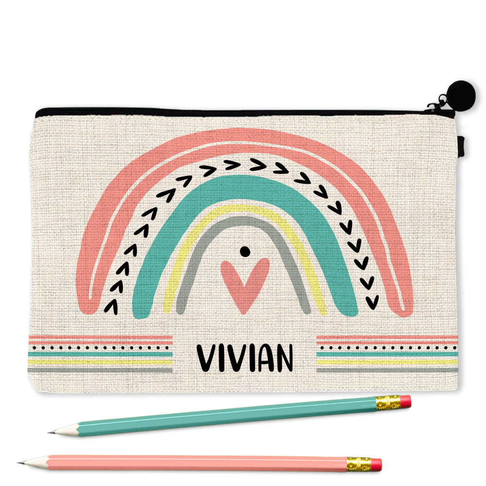 Mod Rainbow Pencil Case