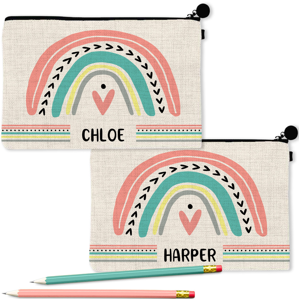 Mod Rainbow Pencil Case