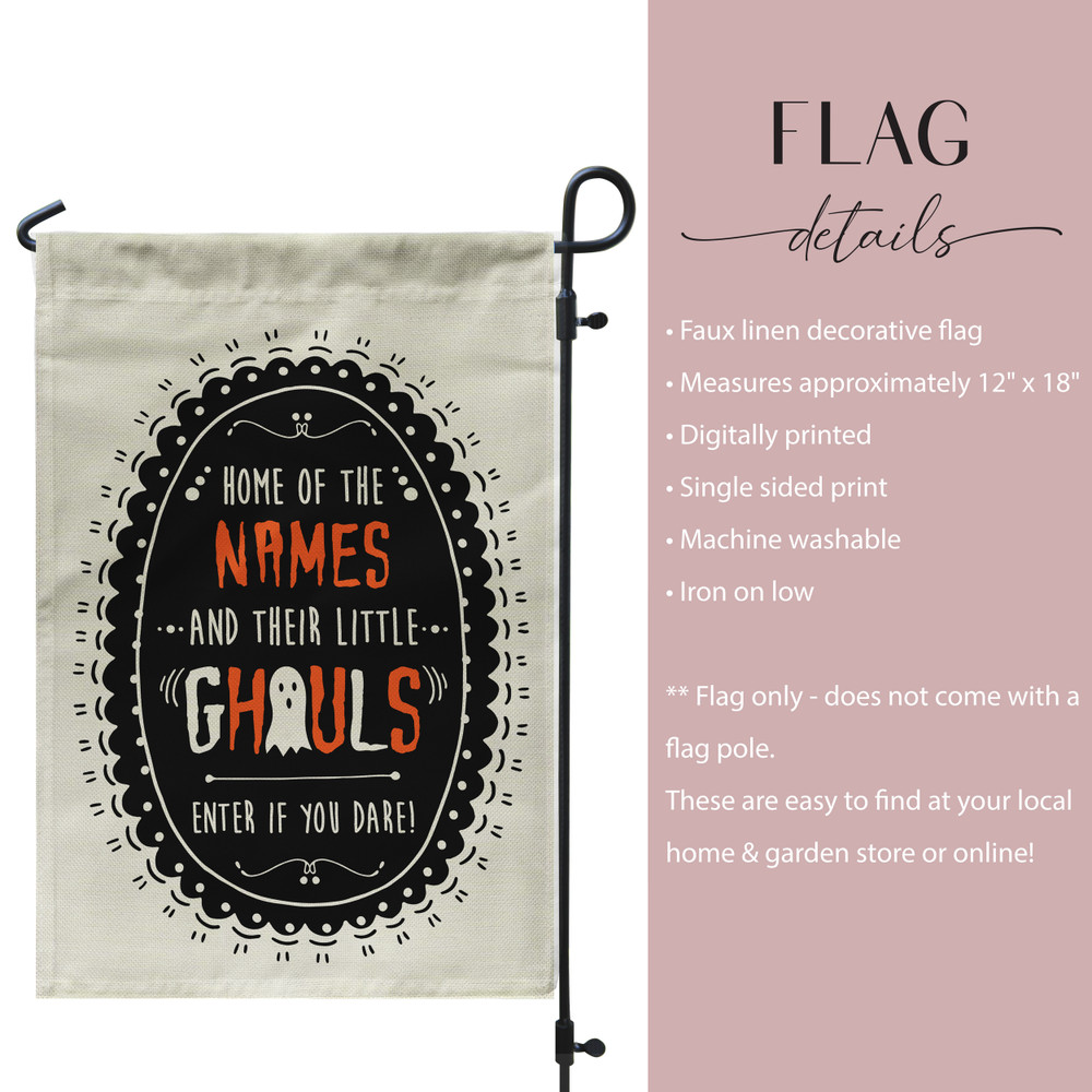 Trick or Treat Plaid Halloween Garden Flag