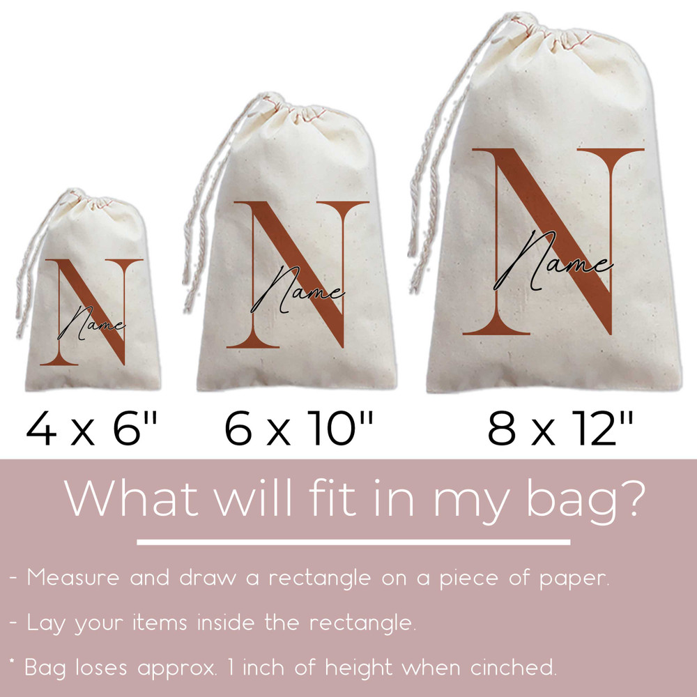 Modern Monogram Tote Bags