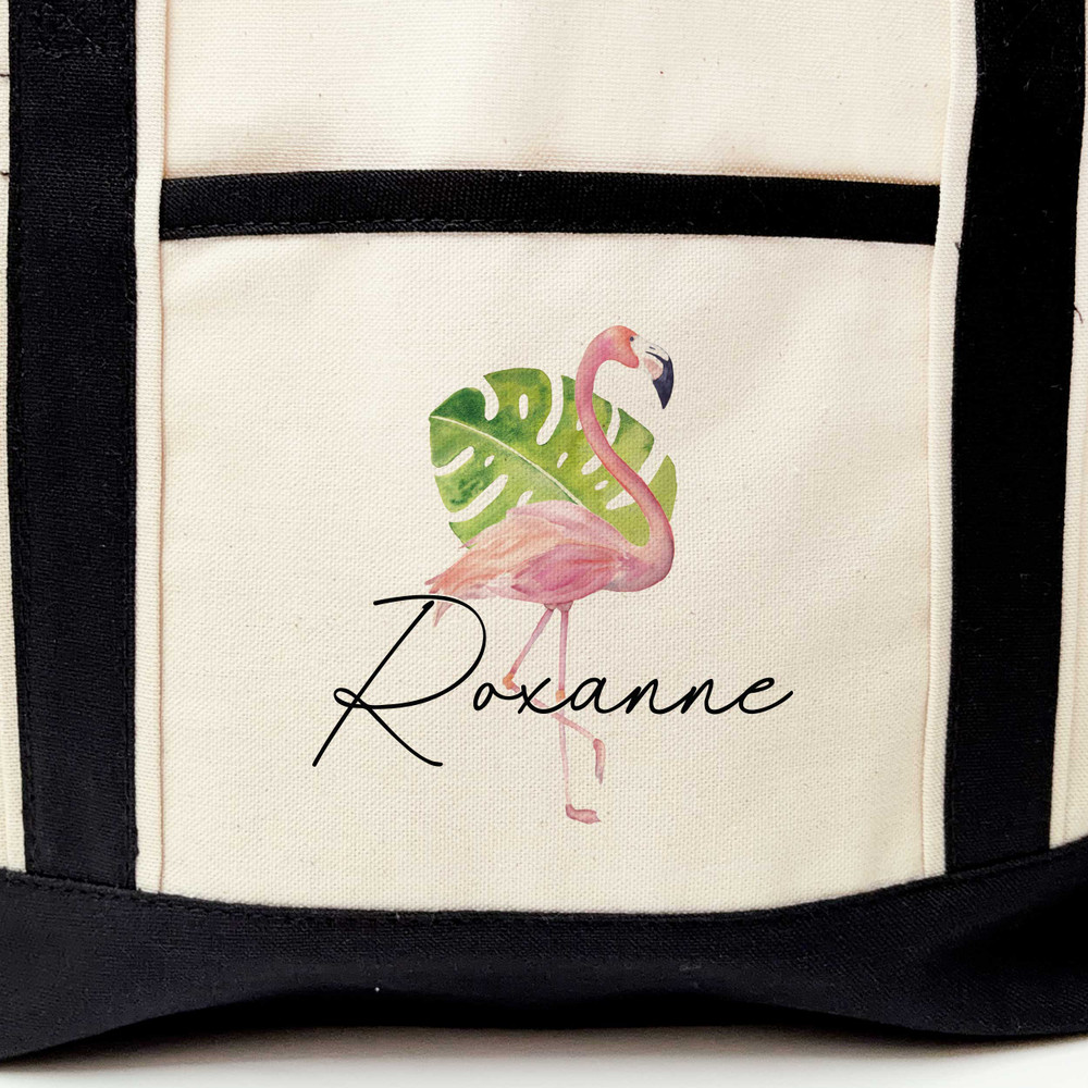 Flamingo Beach Tote