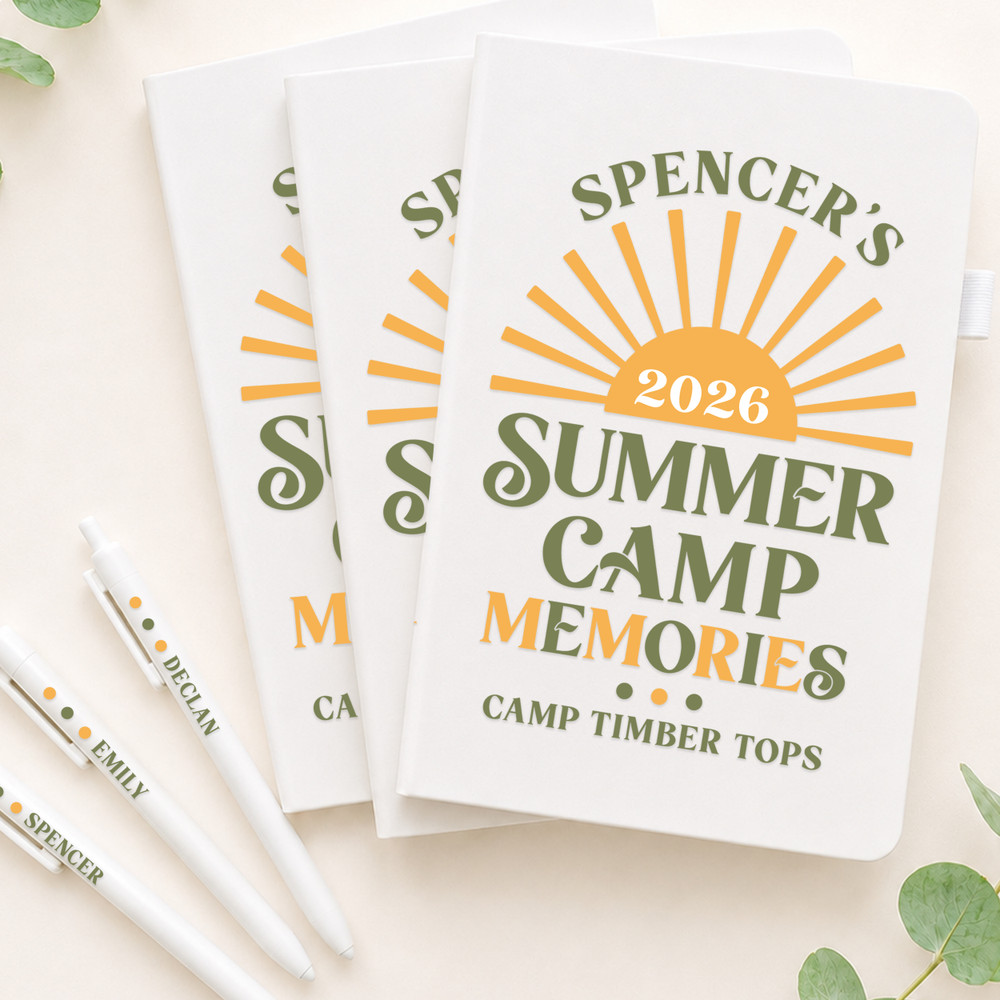 Sunshine Summer Camp Notebook