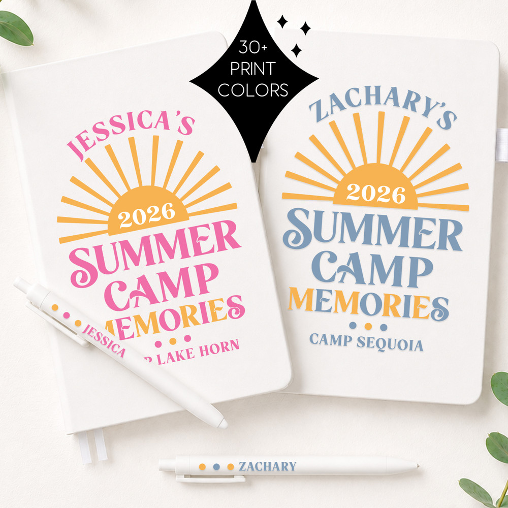 Sunshine Summer Camp Notebook