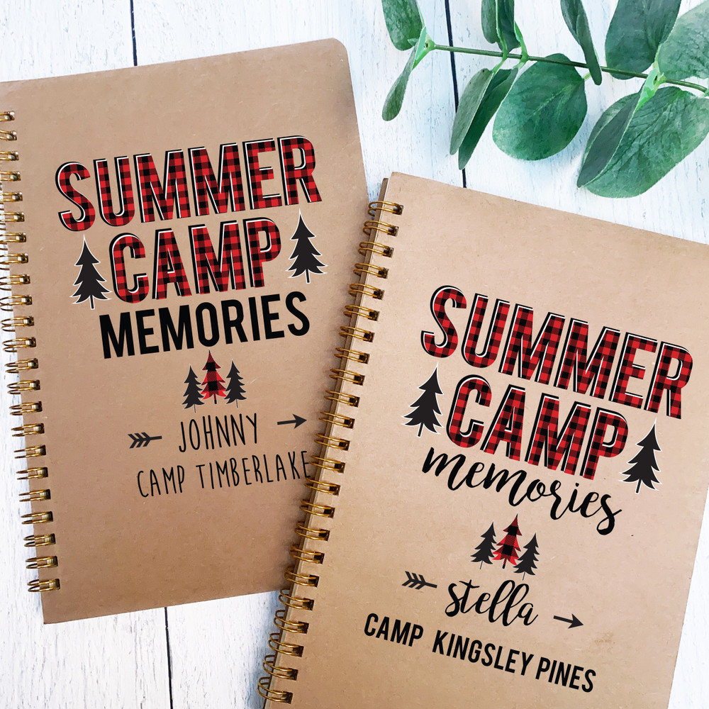 Plaid Summer Camp Notebook