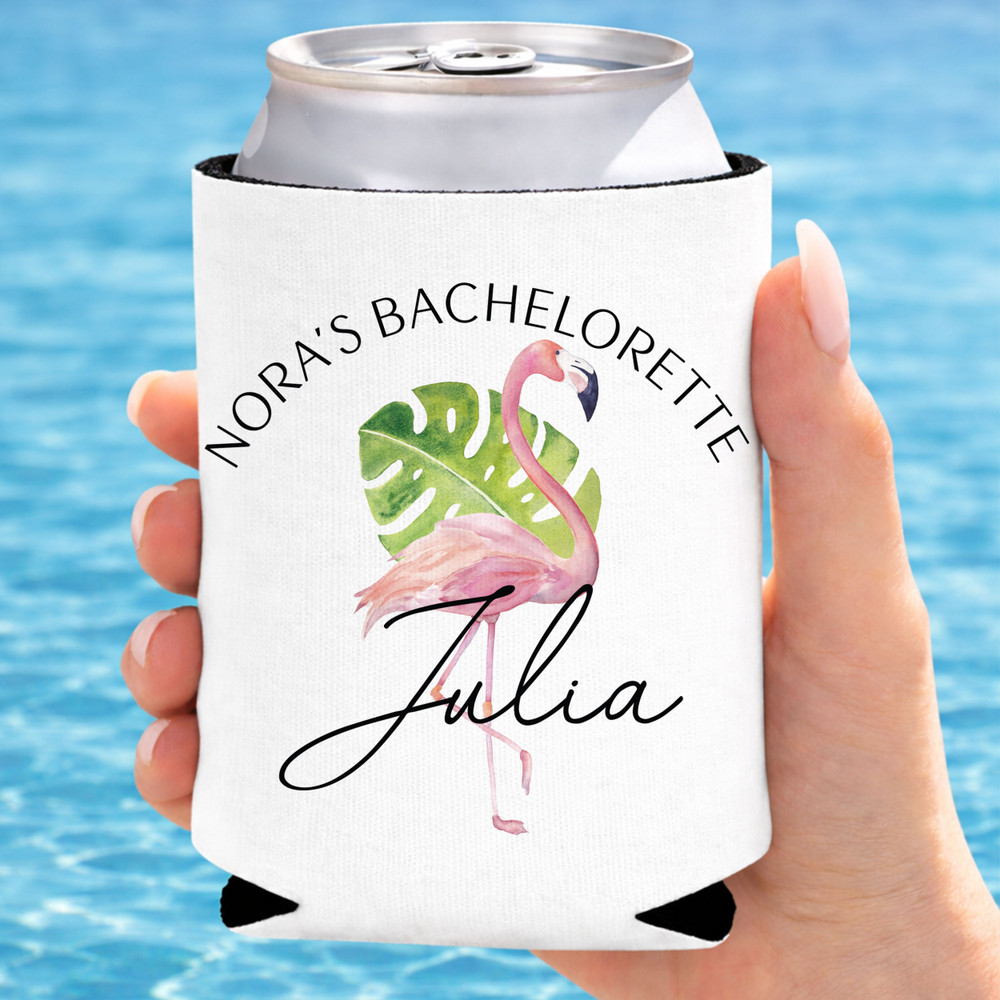 Deco Flamingo Can Coolers