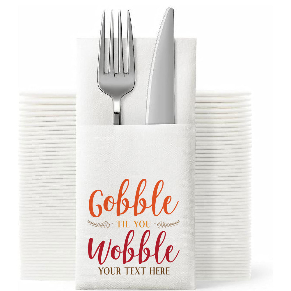 Gobble Til You Wobble Napkins