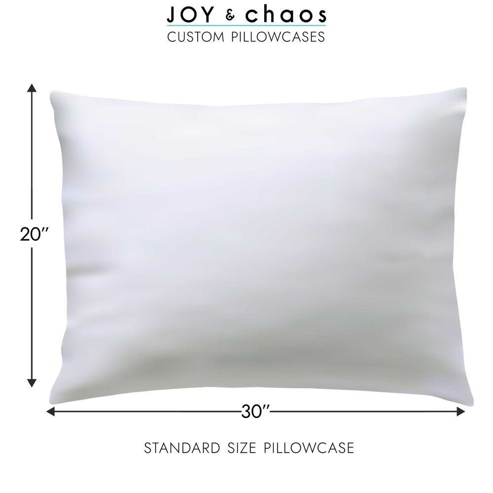 Personalized Pillowcases | Custom Pillow Covers and Bedding | Joy & Chaos