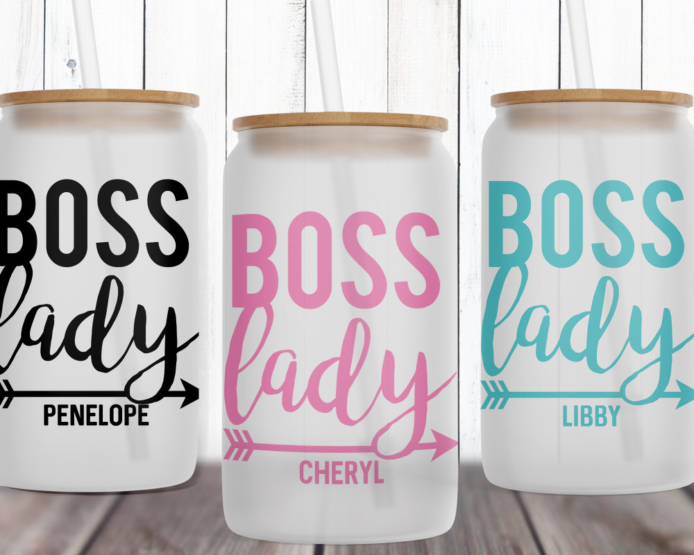 Boss Lady Glass Tumbler