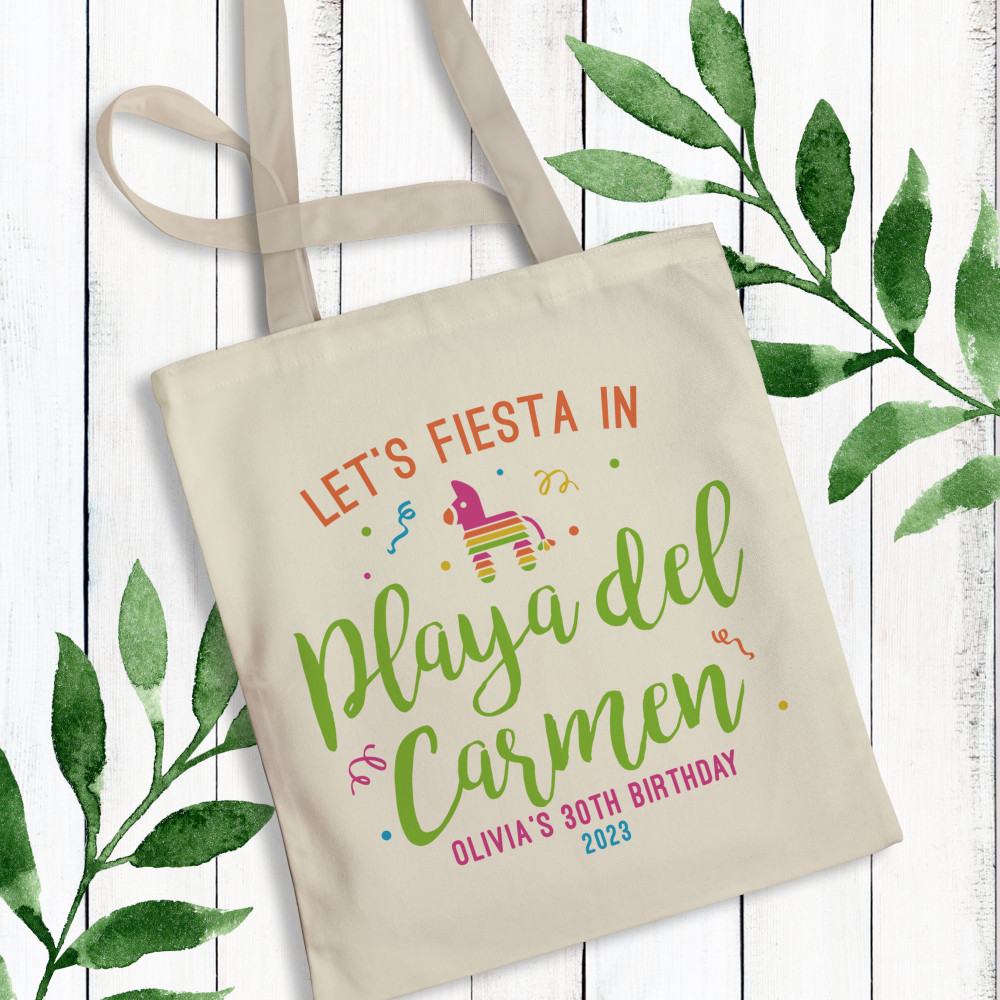 Let's Fiesta In Mexico Tote Bags