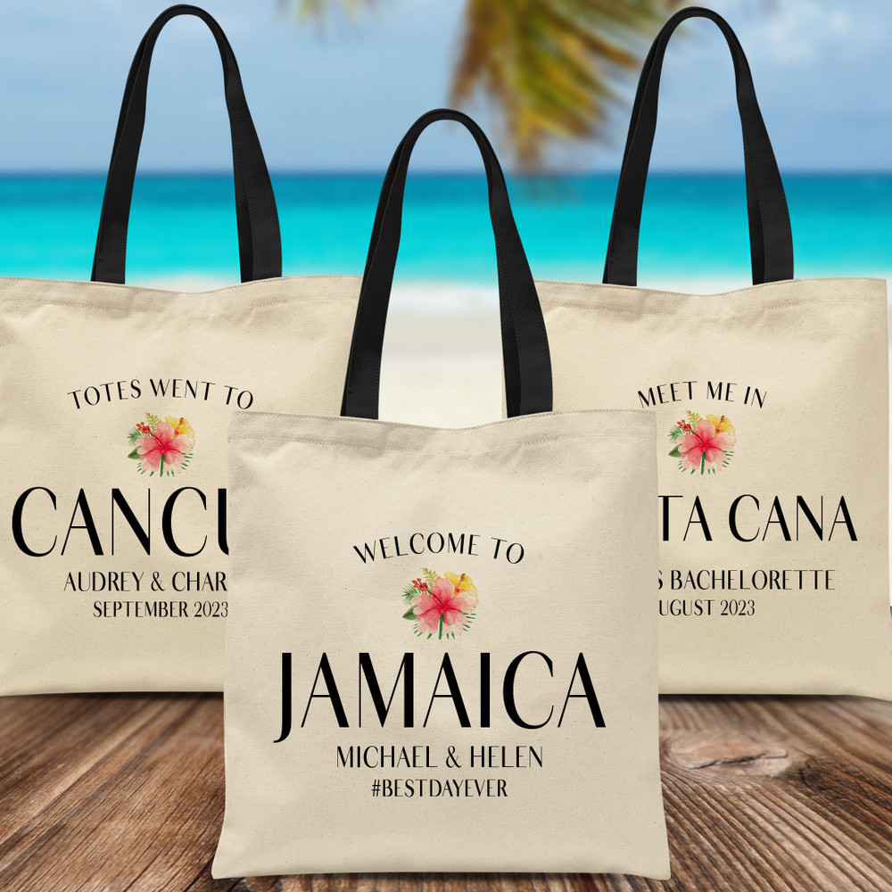 Tropical Destination Tote Bags