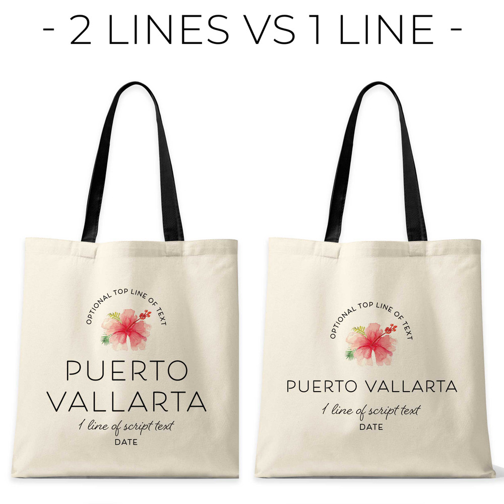 Hibiscus Destination Tote Bags