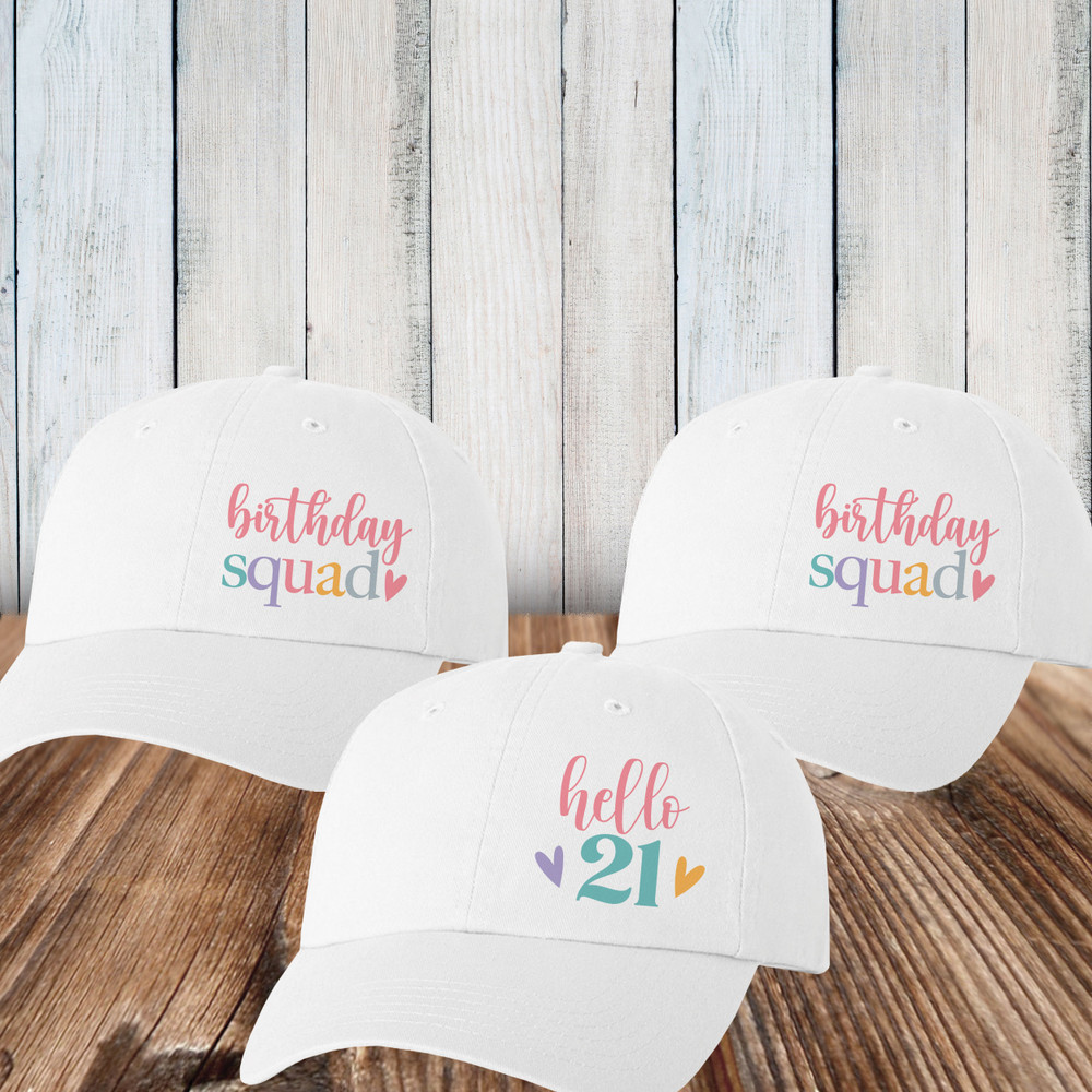 Hello Mod Birthday Baseball Hats