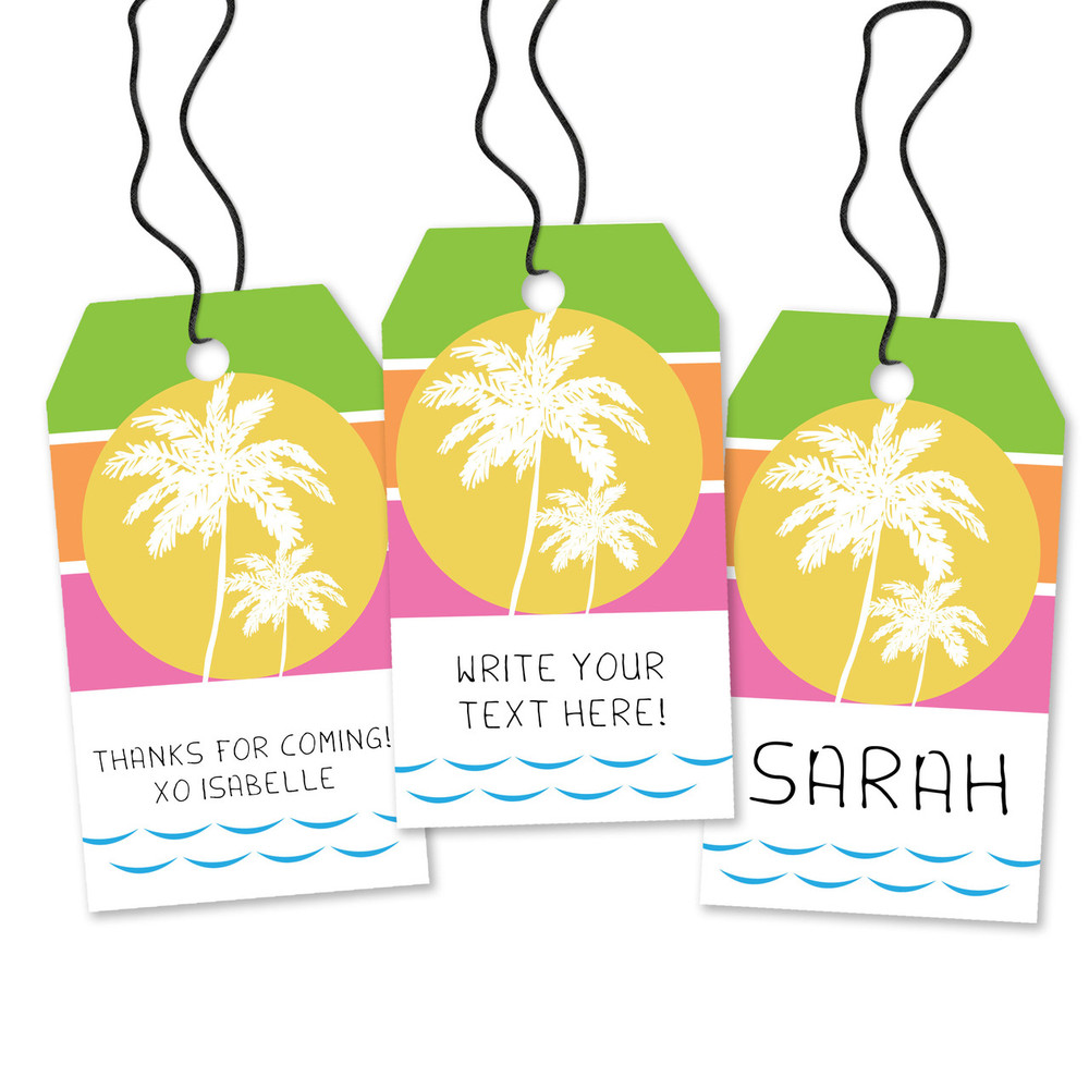 Beaches Booze Besties Paper Gift Bags